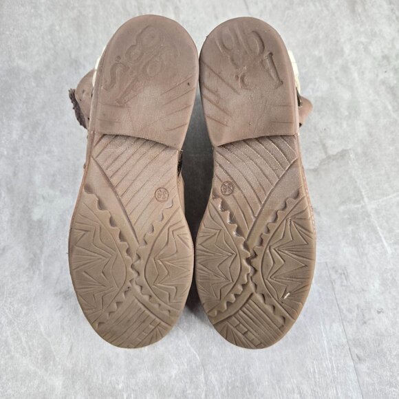 A.S.98 Airstep Moto Ankle Boots 5.5-6 Leather Distressed Western Grunge Booties - Picture 8 of 11